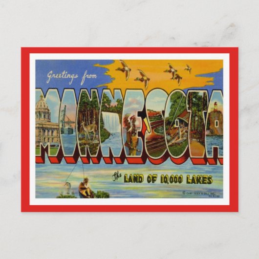 Carte Postale From Minnesota (Devant)
