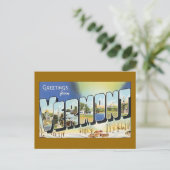 Carte Postale From Vermont (Debout devant)