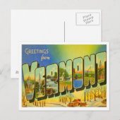 Carte Postale From Vermont (Devant / Derrière)