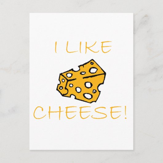 Carte Postale Fromage (Devant)