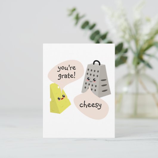 Carte Postale Fromage (Debout devant)