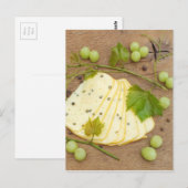 Carte Postale fromage aux raisins (Devant / Derrière)