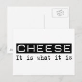 Carte Postale Fromage C'Est (Devant / Derrière)