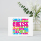 Carte Postale Fromage coloré (Debout devant)