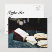 Carte Postale Fromage de chèvre ivre (Devant / Derrière)