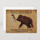 Carte Postale Fromage de menster Matanuska Mammoth (Devant / Derrière)