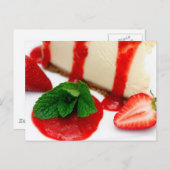 Carte Postale Fromage Et Fraises (Devant / Derrière)