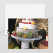 Carte Postale Fromage et fruits (Devant / Derrière)
