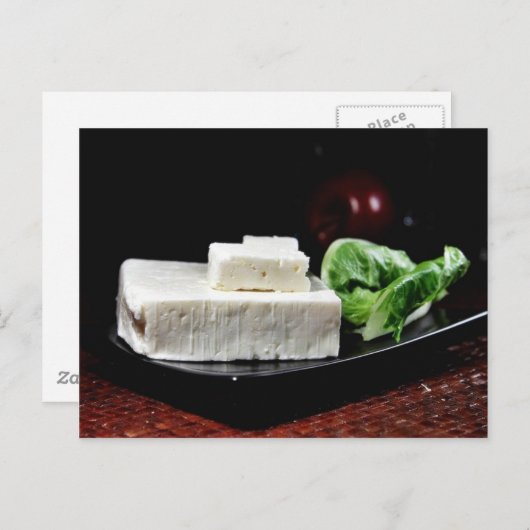 Carte Postale Fromage grec Feta (Devant / Derrière)