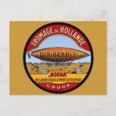 Carte Postale Fromage Holland Dirigeable (Devant)