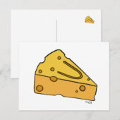 Carte Postale Fromage Mignon à Croquer (Devant / Derrière)