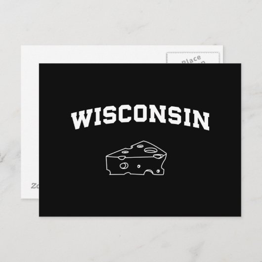 Carte Postale Fromage Wisconsin (Devant / Derrière)