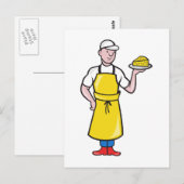 Carte Postale Fromagerie Plaque de fromage (Devant / Derrière)