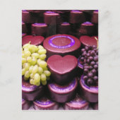 Carte Postale Fromages et raisins (Devant)