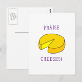 Carte Postale Fromages loués (Devant / Derrière)