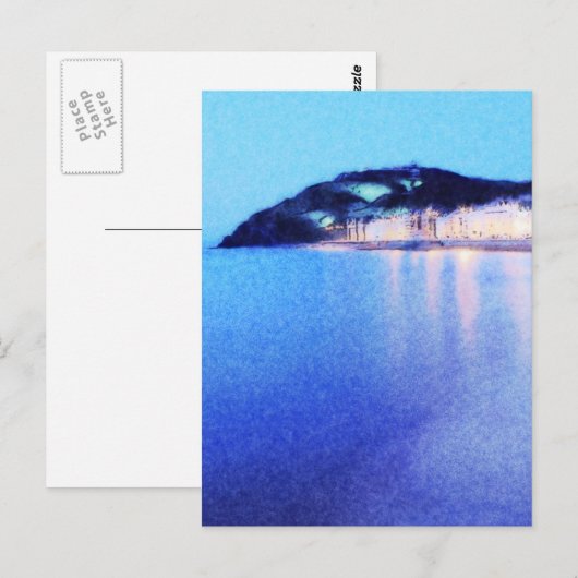 Carte Postale Front de mer d'Aberystwyth (Devant / Derrière)