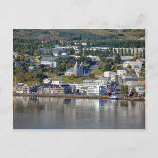 Carte Postale Front de mer d'Akureyri, Islande