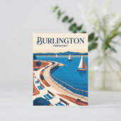 Carte Postale Front de mer de Burlington Vermont (Debout devant)