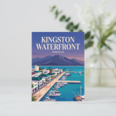 Carte Postale Front de mer de Kingston Jamaïque (Debout devant)