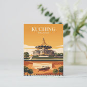 Carte Postale Front de mer de Kuching Malaisie (Debout devant)