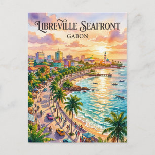 Carte Postale Front de mer de Libreville Gabon