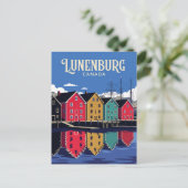 Carte Postale Front de mer de Lunenburg Canada (Debout devant)