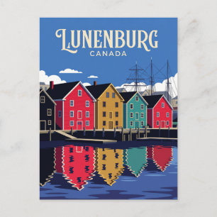 Carte Postale Front de mer de Lunenburg Canada