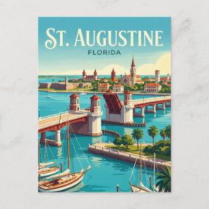 Carte Postale Front de mer de St. Augustine USA