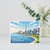 Carte Postale Front de mer de Toronto Canada (Debout devant)
