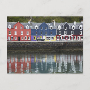 Carte Postale Front de mer, Tobermory, île de Mull, Écosse,
