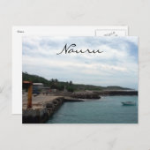 Carte Postale front du port de nauru (Devant / Derrière)