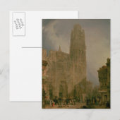 Carte Postale Front ouest de Notre-Dame, Rouen (Devant / Derrière)