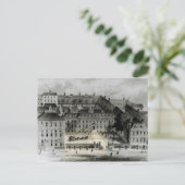 Carte Postale Front sud de Leicester House, vers 1720 (Debout devant)