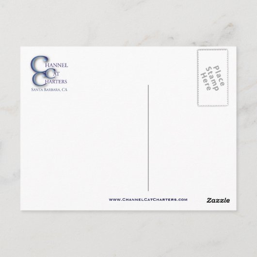 Carte Postale Front Sur Catamaran (Dos)