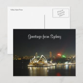 Carte Postale frontal de sydney (Devant / Derrière)