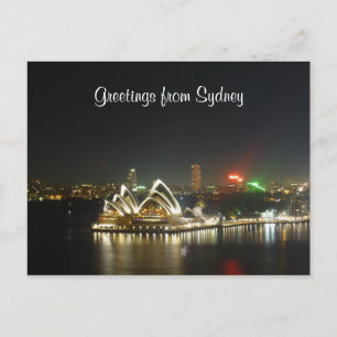 Carte Postale frontal de sydney