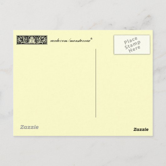 Carte postale frontière (Dos)