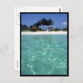 Carte Postale frontière bahamas cristalline (Devant / Derrière)