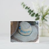 Carte Postale frontière casquette bahamas (Debout devant)