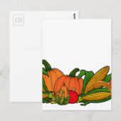 Carte Postale frontière d'automne (Devant / Derrière)