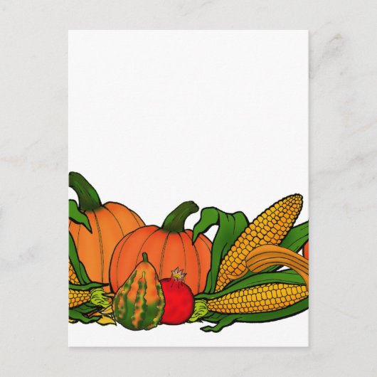 Carte Postale frontière d'automne (Devant)