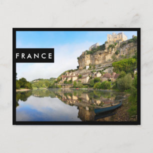 Carte postale frontière de Beynac-et-Cazenac et de
