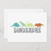 Carte Postale Frontière de Dinosaur (Devant / Derrière)