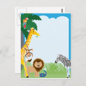 Carte Postale Frontière de la Jungle (Devant / Derrière)