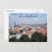 Carte Postale frontière de la ville de bratislava (Devant / Derrière)