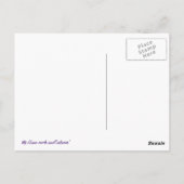 Carte Postale Frontière des étoiles festives (Dos)