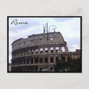 Carte Postale frontière du colisée rome