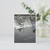 Carte Postale frontière du mémorial de la corée (Debout devant)