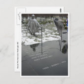 Carte Postale frontière du mémorial de la corée (Devant / Derrière)