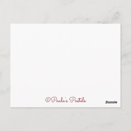 Carte Postale Frontière en fleurs~Espérance dans l'Eternel~2018  (Dos)